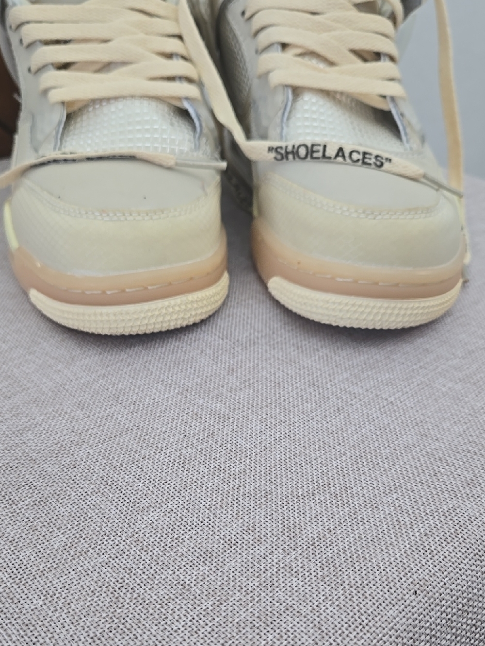 Nike Air Jordan 4 SP Off-White Mid Sail. I cannot determine its authenticity. - Picture 5 of 10